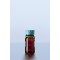 DURAN® YOUTILITY bottle, amber, graduated, GL45, with Cyan screw-cap and pouring ring (PP), 250 ml
